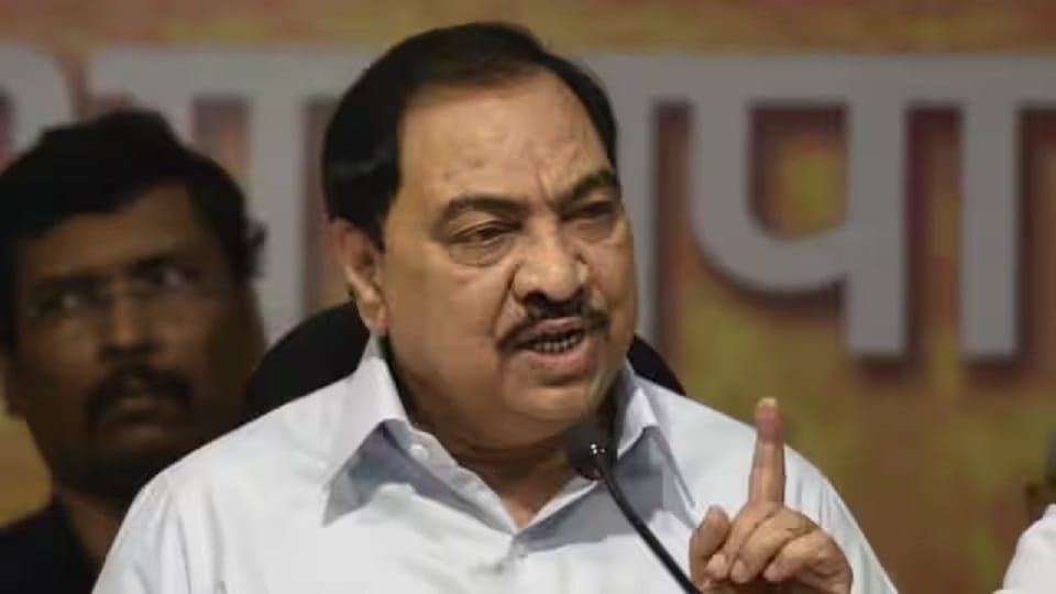 Maharashtra: NCP MLC Eknath Khadse declined joining Ajit Pawar faction offer