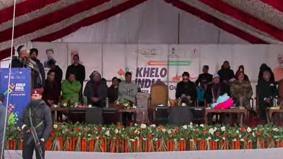 Jammu and Kashmir: Khelo India Winter Games begins in Gulmarg, Sports Minister and LG encourage players