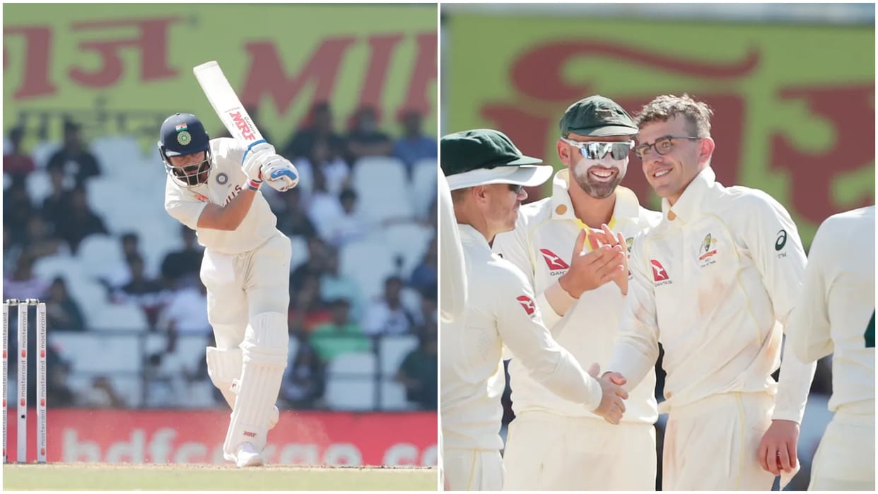 IND vs AUS Virat Kohli dismissed 19th time on debutant bowler ball Todd Murphy achieved a big achievement