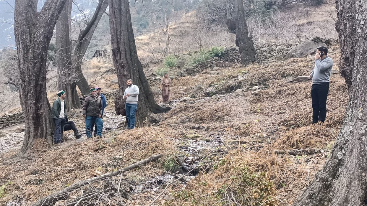 himachal news: Land sinking in Sapni kinnaur himachal pradesh