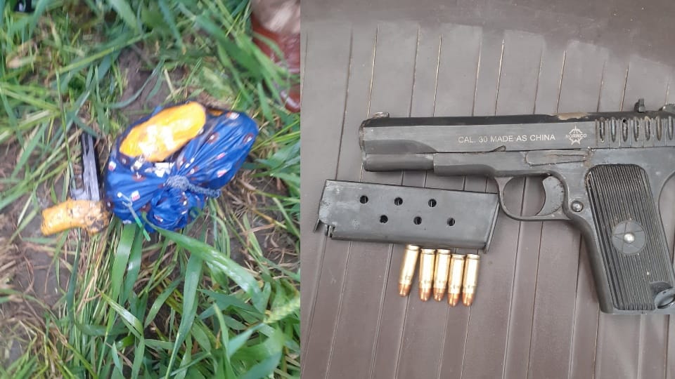 BSF troops recovered heroin, pistol in Firozpur sector pakistan drone attempted intrusion