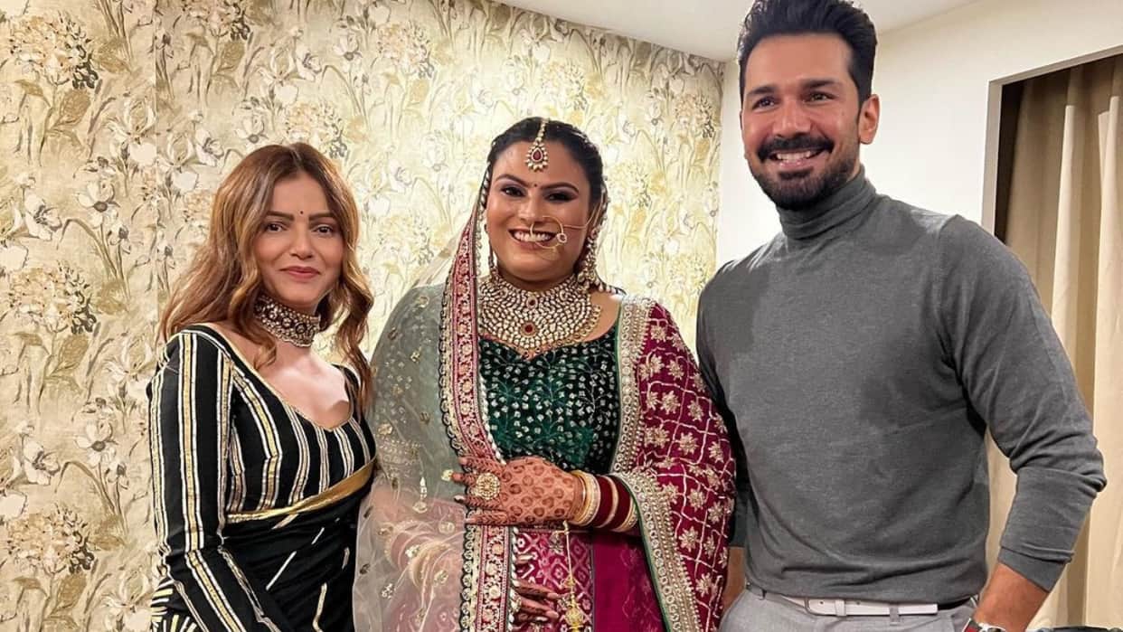 chak de india actress tanya abrol married to Ashish Verma rubina dilaik abhinav shukla attend her wedding