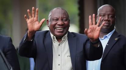 दक्षिण अफ्रीका के राष्ट्रपति सिरिल रामाफोसा