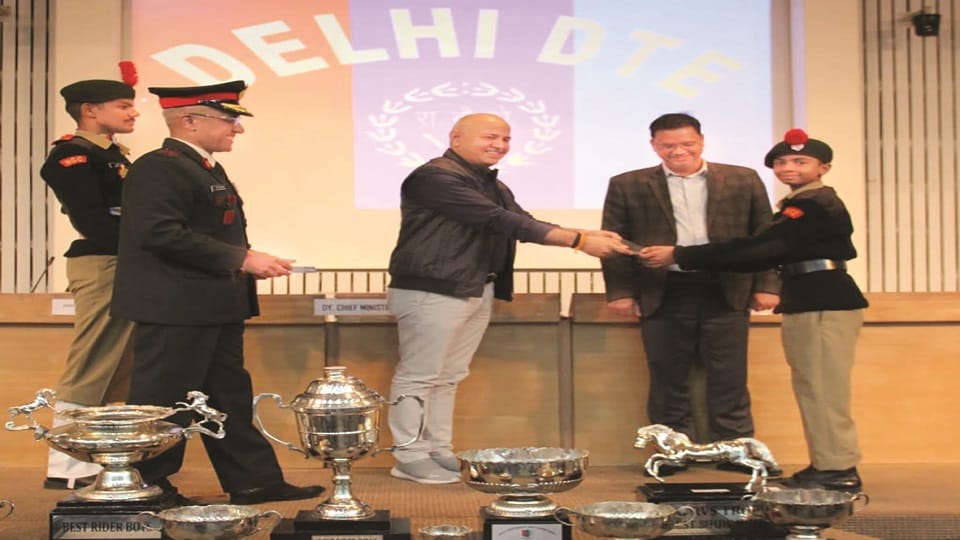 NCC sparks patriotism among the youth of the country Sisodia felicitates 30 cadets