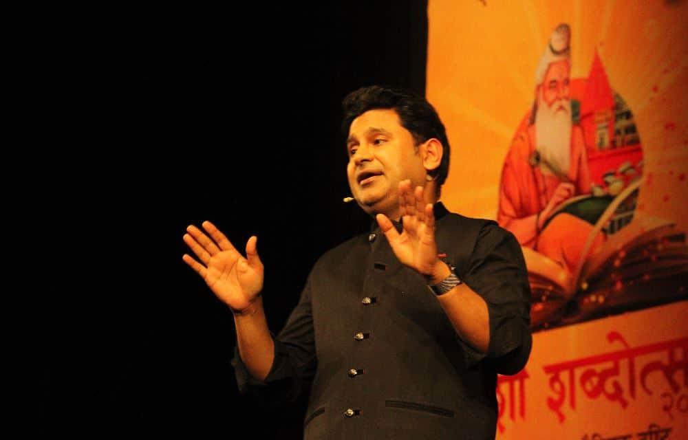 Adipurush Row Manoj Muntashir shares new video amid Om raut movie controversy recites poem on Mahabharat Karna