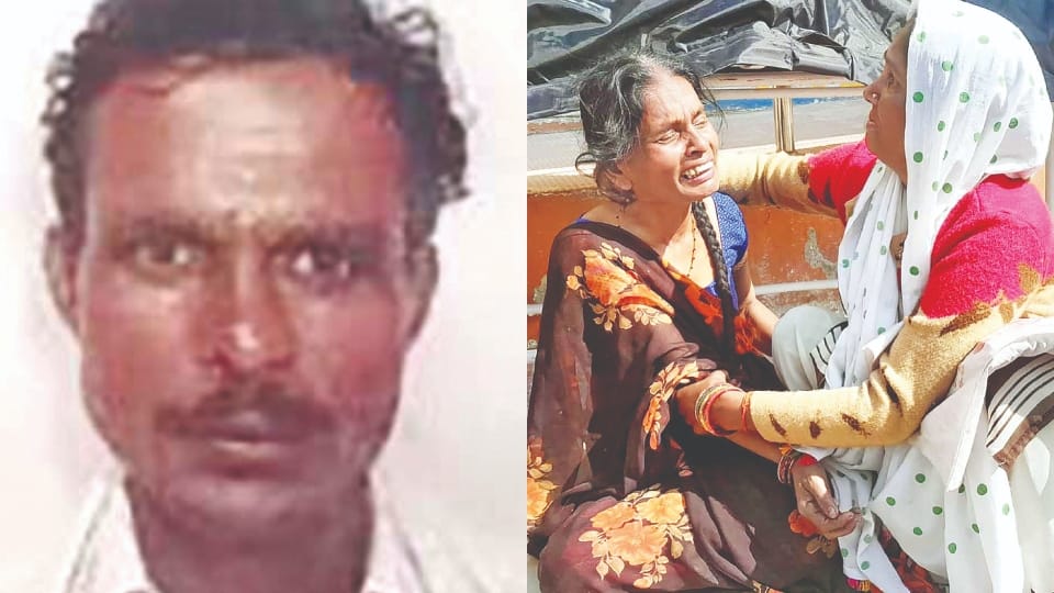 man dies due to bike fell down from the bridge after colliding with the trolley in shahjahanpur