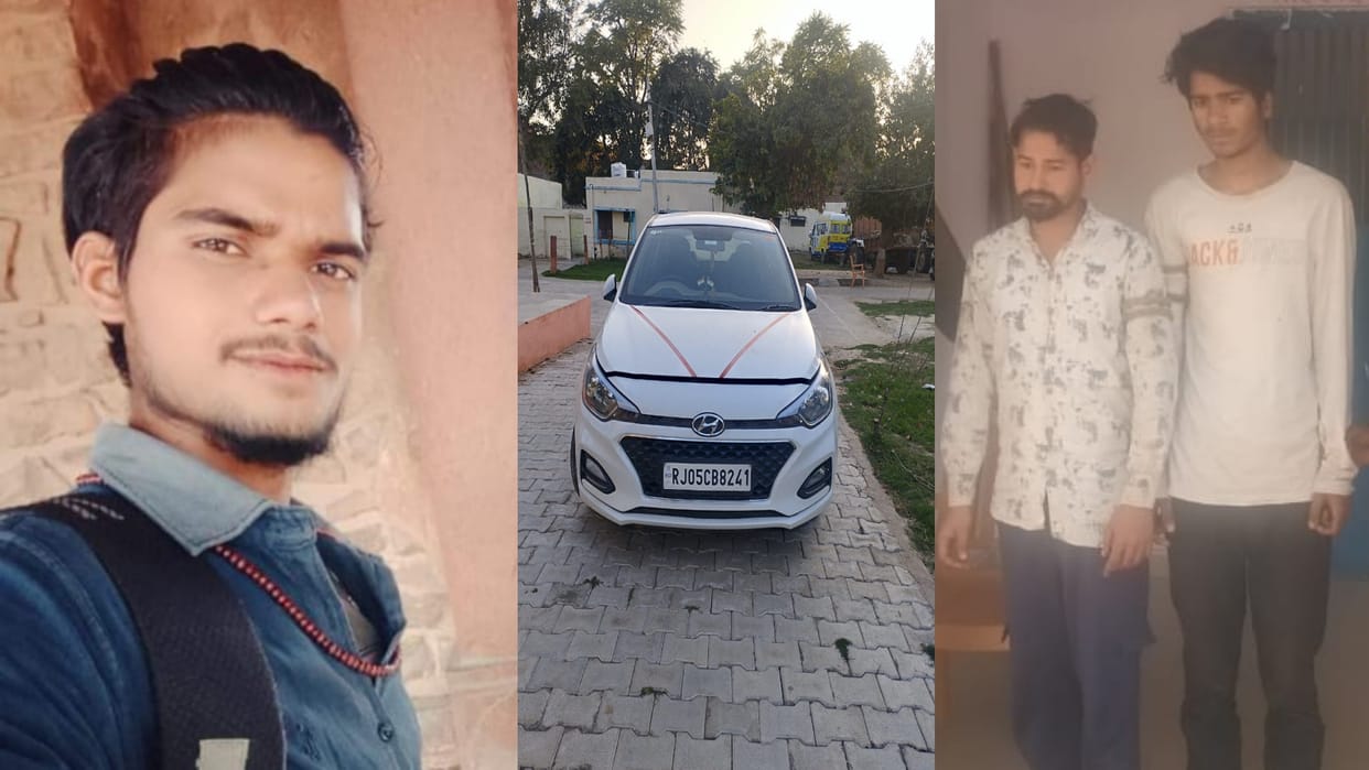Dead body of student kept on back seat of car then bought petrol from pump set fire to barren land