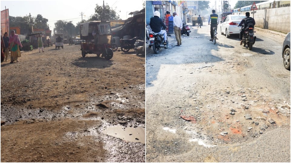 Shiva temples roads is in very poor condition in Nath Nagari Bareilly