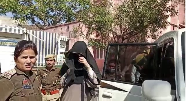 MLA Abbas Ansari Wife arrested for conspiracy to escape MLA from jail, eight police officers suspended