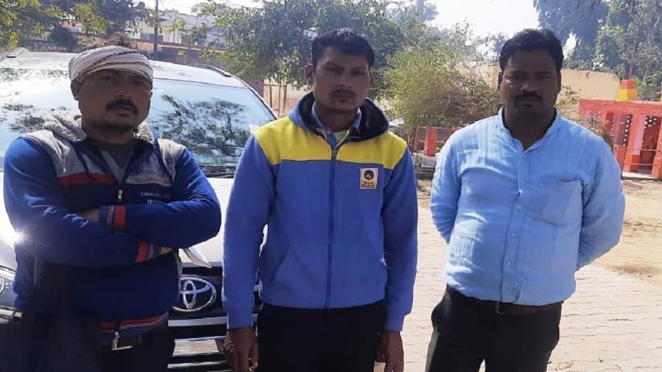 Petrol pump salesman assaulted case filed