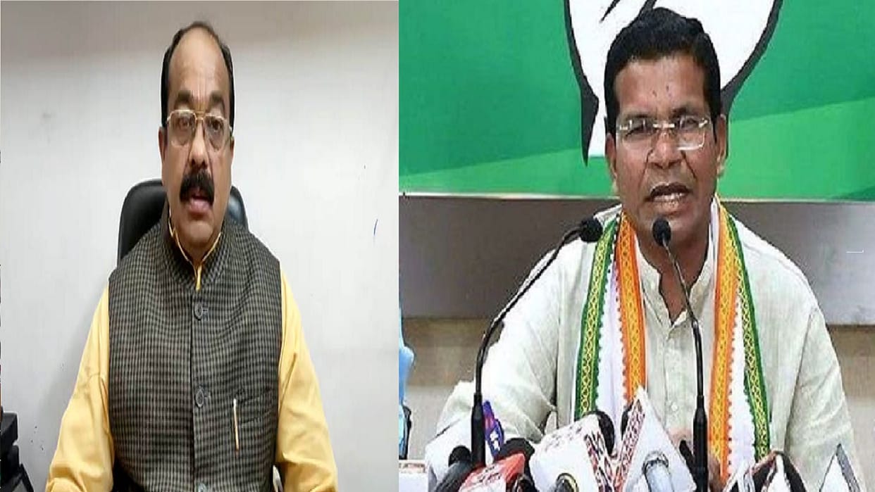 BJP Congress leaders Reaction on JP Nadda CG visit