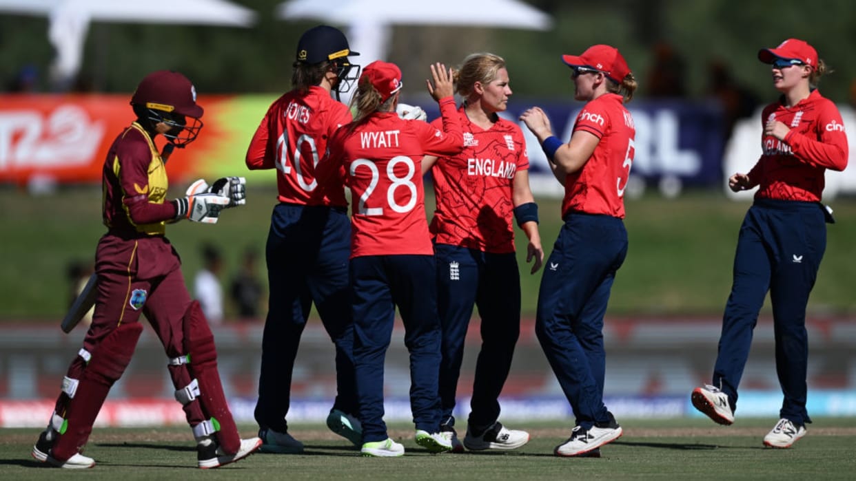 wi w vs eng w live cricket score west indies vs england women t20 world cup 2023 match at boland park news