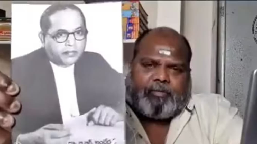 ‘Would have killed Ambedkar if he were alive’: Telengana man arrested after video sparks row
