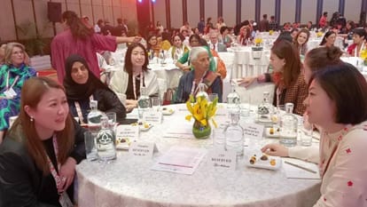 there was brainstorm on women consciousness empowerment On first day of beginning of G-20 conference in Agra