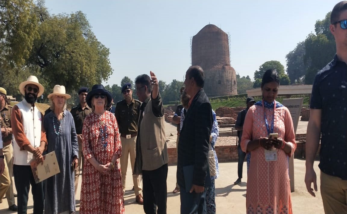 Hillary Clinton told herself blessed after coming to mahatma buddha preaching place sarnath varanasi