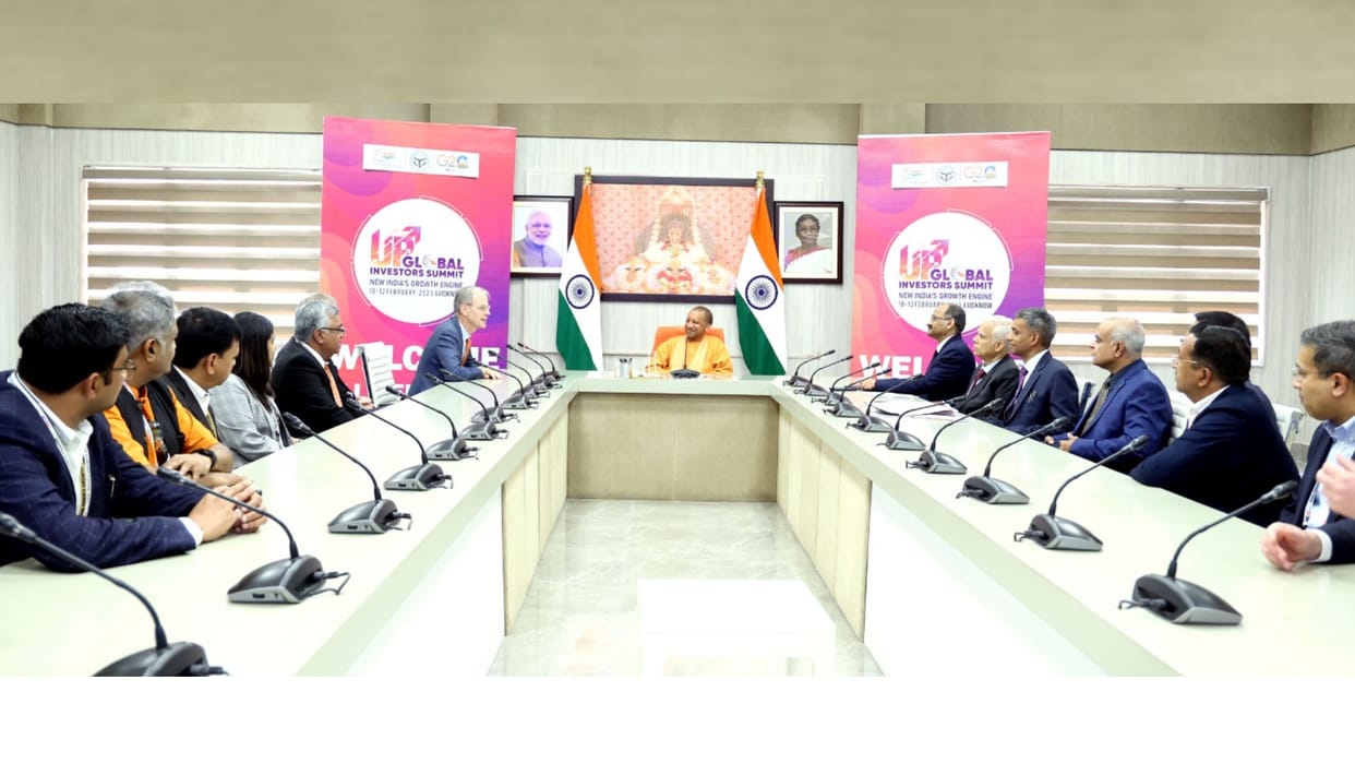 CM Yogi Adityanath meets to representative of Netherlands.