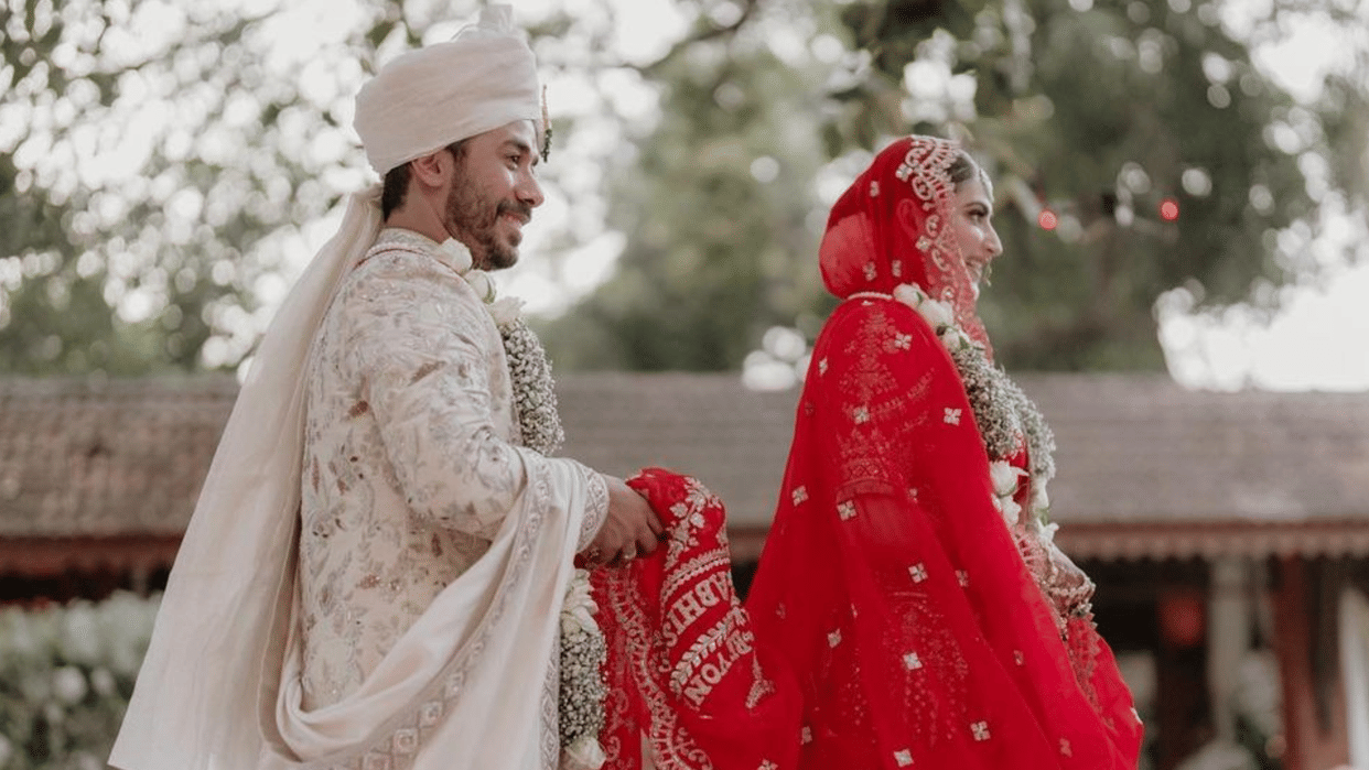 Drishyam 2 Director Abhishek Pathak and Shivaleeka Oberoi Wedding Video