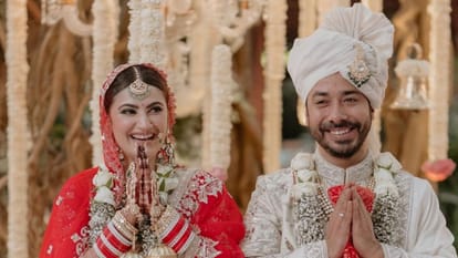 Drishyam 2 Director Abhishek Pathak and Shivaleeka Oberoi Wedding Video