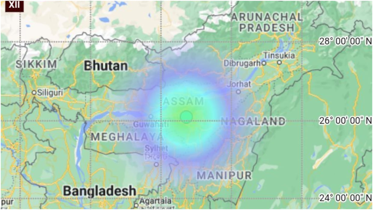 Assam Earthquake: Two consecutive earthquake tremors in Assam, no casualties reported