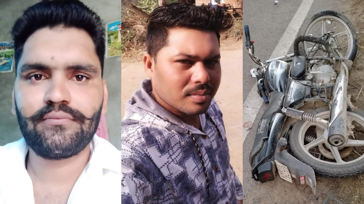 Three people died in a road accident in Bhiwani of Haryana