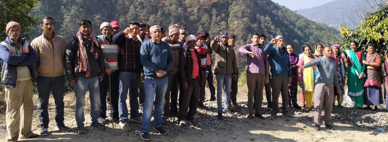 Protest Over Road