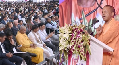 President Draupadi Murmu in Lucknow for UP Global Investors Summit 2023.