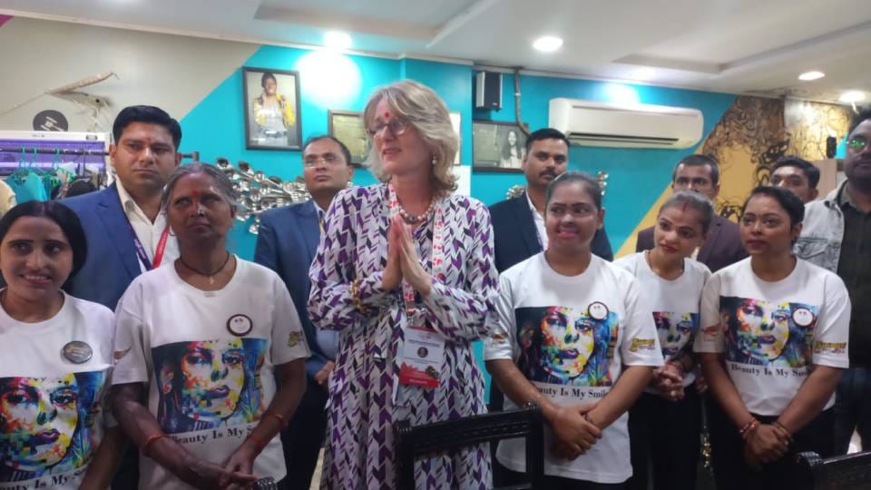 Marguerite at G-20 summit met acid attack victims and was moved to tears after hearing their pain in agra