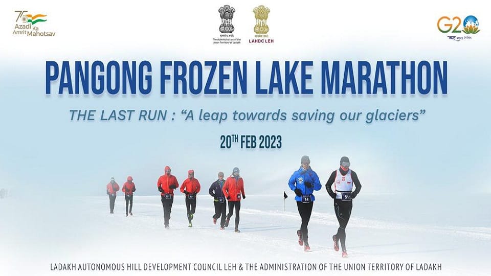 Ladakh News: 75 runners will run on Pangong Lake, world record will made on 20th 21 km marathon