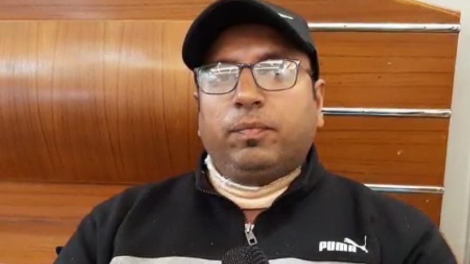 Scooter rider badly injured coming under grip of China dor in Meghpur village of Nangal