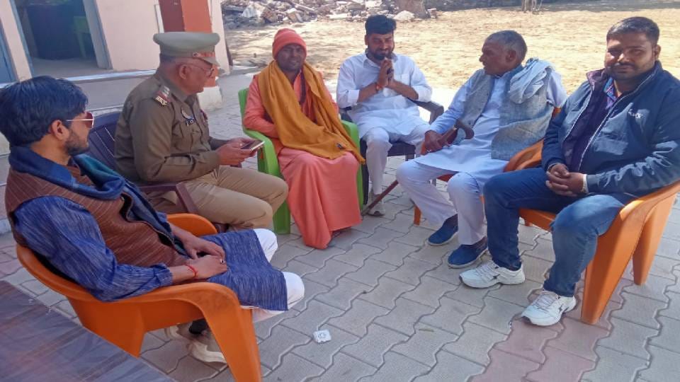 monk of Juna Akhara has received death threats for propagating religion in Mathura