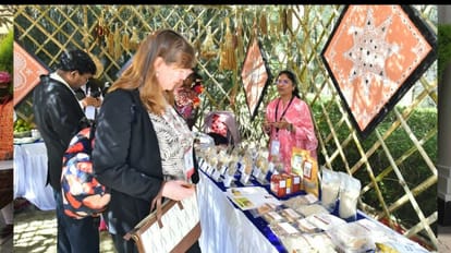 जी20 समिट में बीजों की प्रदर्शनी भी लगाई गई।