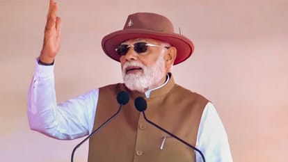 एयरो इंडिया शो में पीएम मोदी।