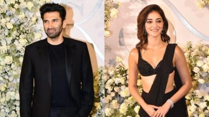Sid Kiara Wedding Reception Ananya Pandey Aditya Roy Kapoor rumoured couple Came Together In matching Outfit