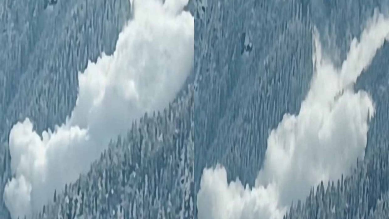 avalanche in Pangi's Azal drain, people narrowly escaped