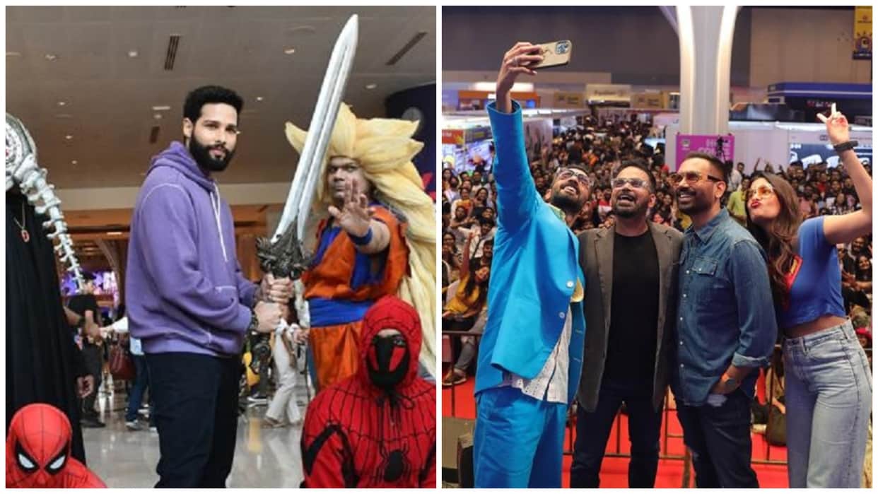 These celebs gathered at Comic Con India 2023 Siddhant Chaturvedi to Farzi Director Raj and DK Neha Dhupia