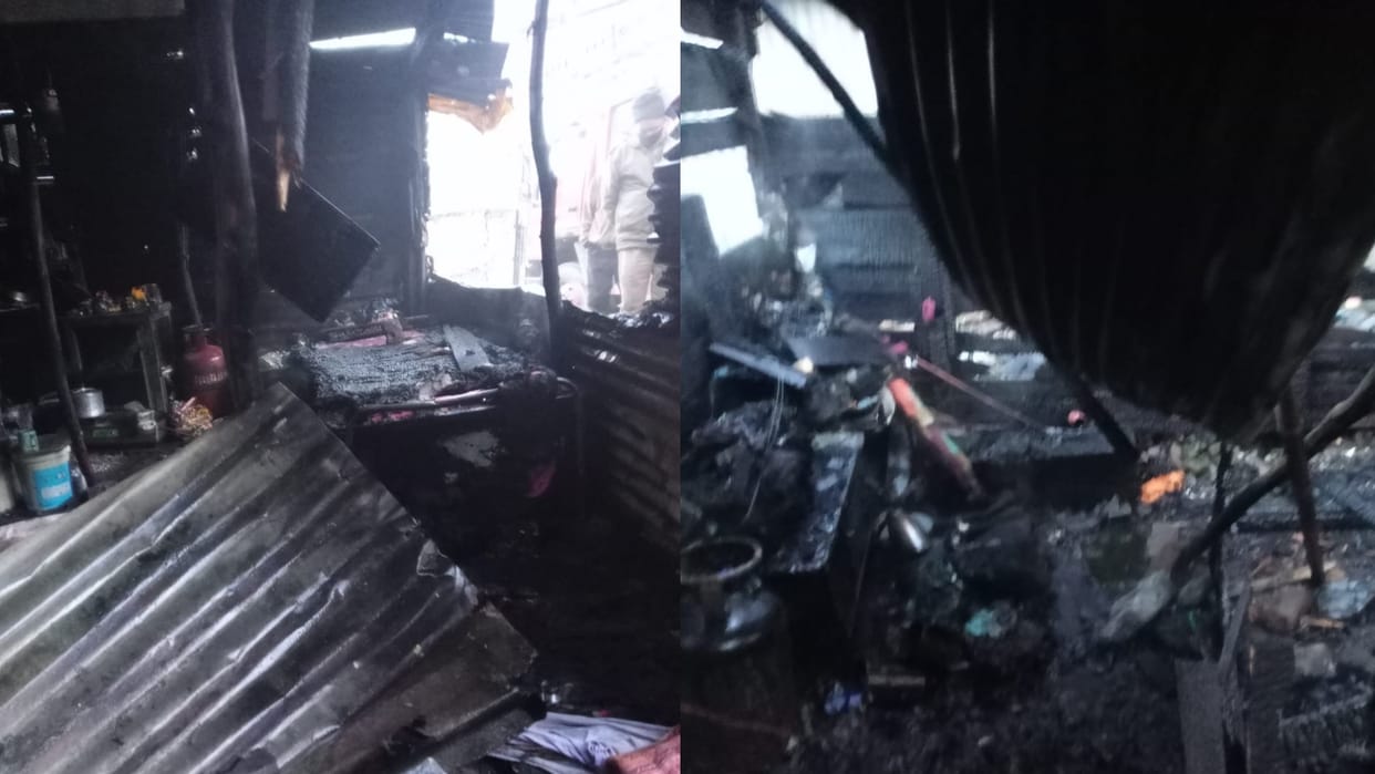 Fire accident in Kullu Himachal Pradesh, fire broke out in shed in Sarwari, old man burnt alive