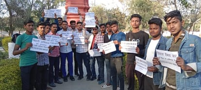 Bihar : Protest in favour of IG Vikas Vaibhav from nalanda to JNU against DG Shobha Ahotkar