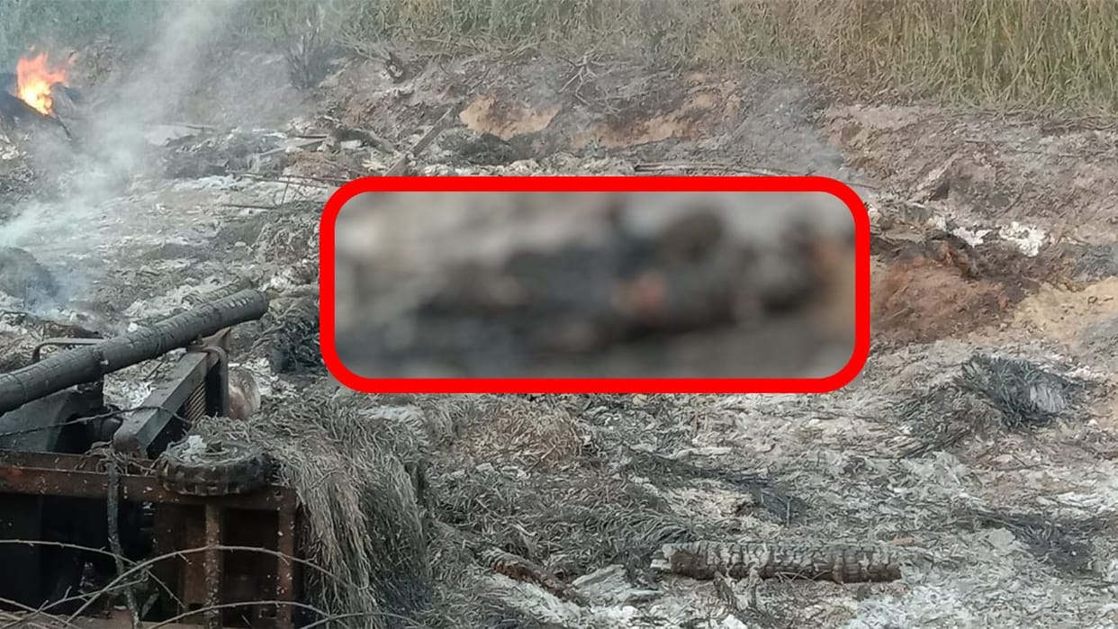 Fire breaks out in hut in Kanpur dehat mother and daughter burnt to death