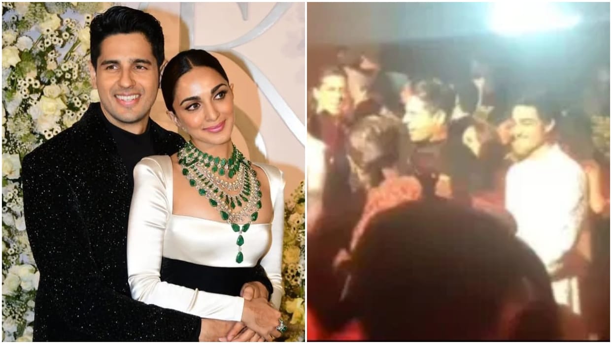 Sidharth Malhotra Kiara Advani Reception Mumbai inside dance video goes viral on internet Mishaal Advani