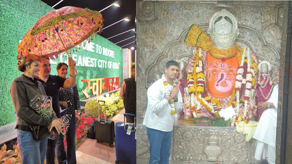 g20 summit indore nri visit rajbada 56 dukan khajrana ganesh mandir