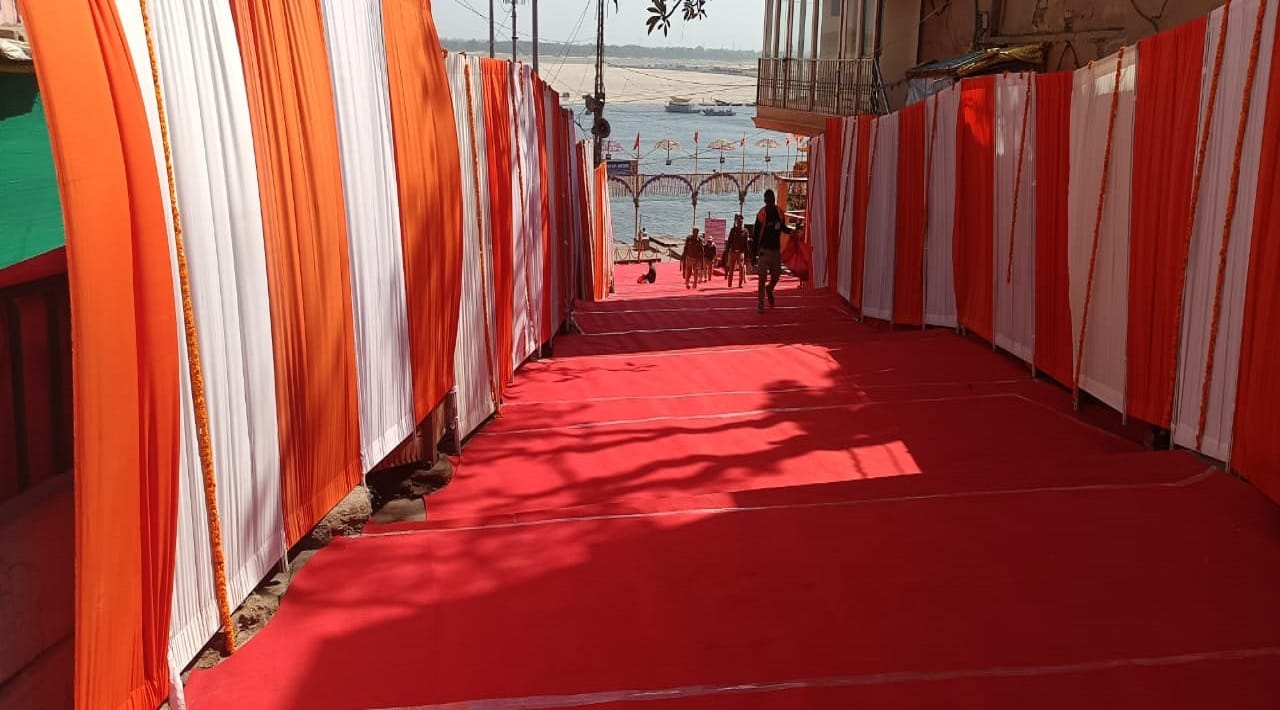 President Draupadi Murmu varanasi Amazing decorations to welcome see in photos
