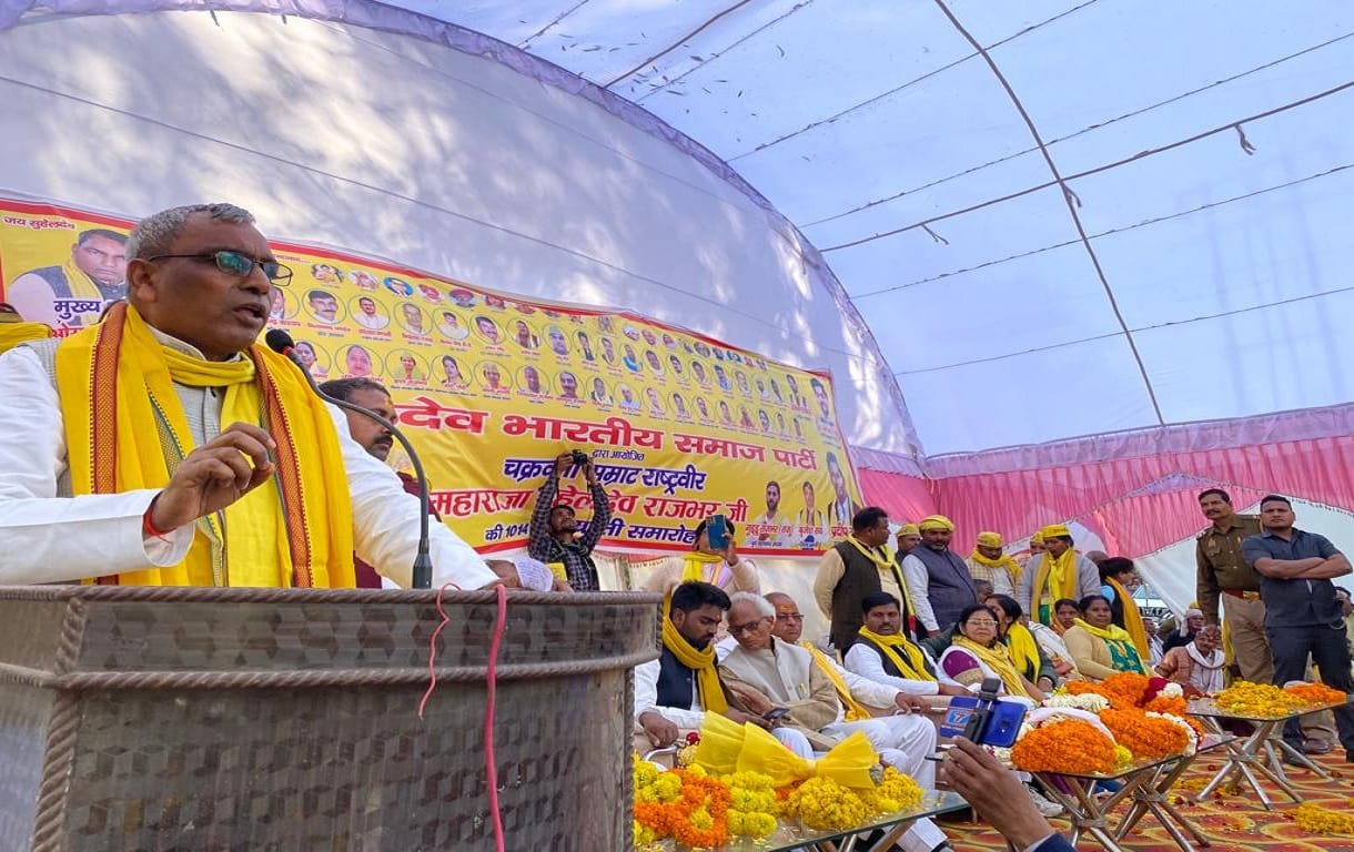 Opposition people making false allegations on BJP SBSP chief Omprakash Rajbhar changed tone