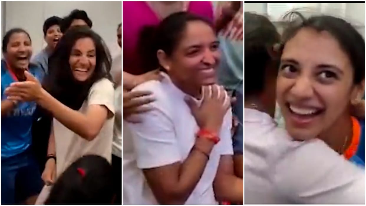 WPL Auction 2023: Reaction of Smriti Mandhana, Harmanpreet Kaur and Renuka Singh after bid, watch VIDEO