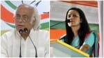 कांग्रेस नेता जयराम रमेश और टीएमसी नेता महुआ मोइत्रा।