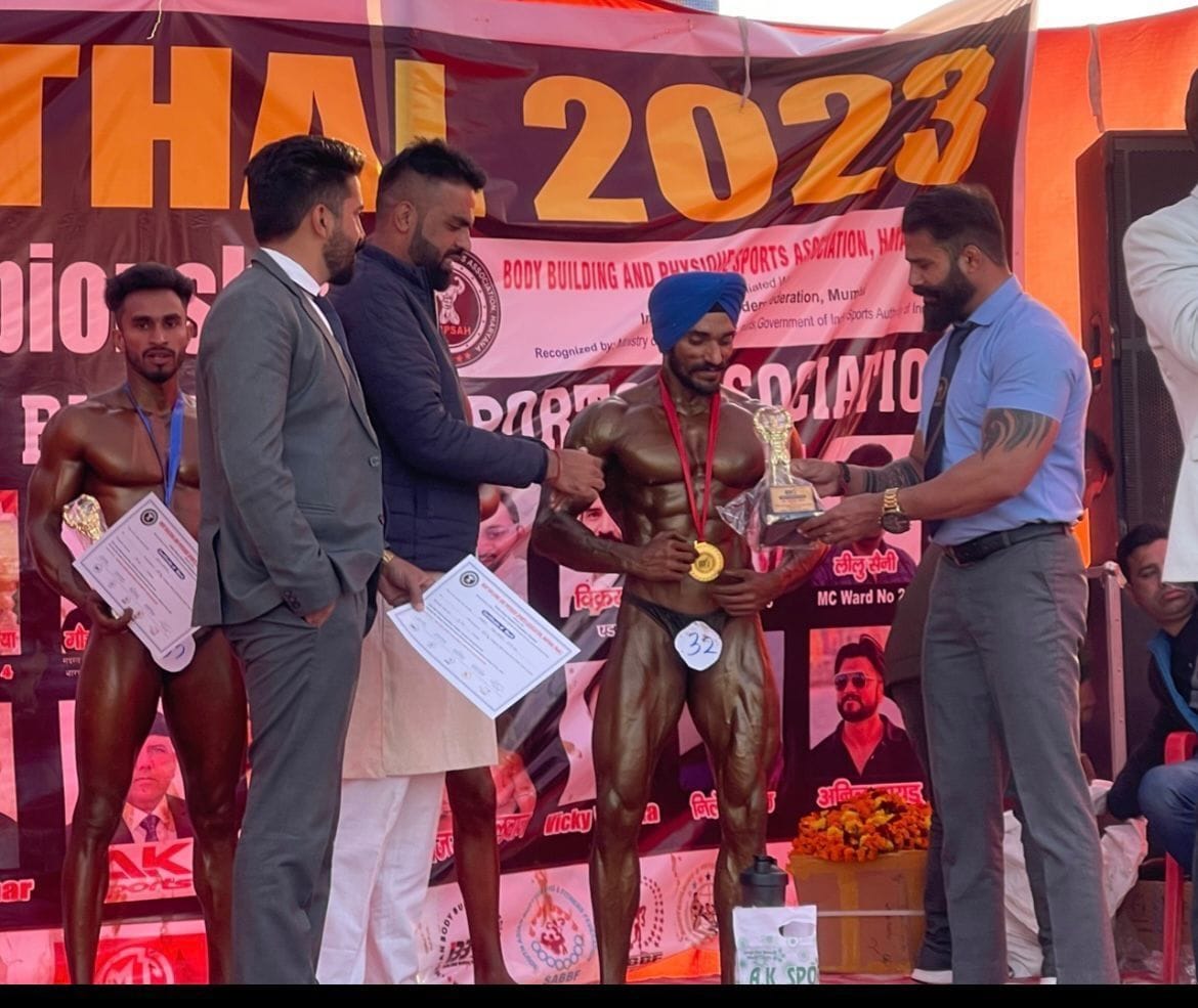 Showed strength in bodybuilding, Baljit became Mr. Kaithal