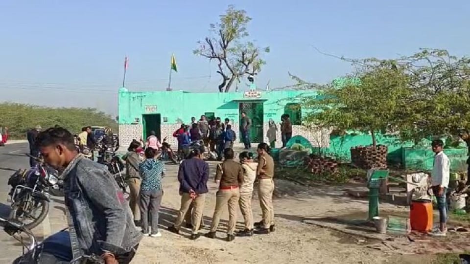 Anti-social Elements Vandalized The Religious Place in agra