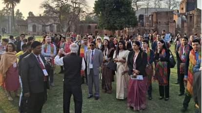 Deligates of G20 visits Imambara and Residency in Lucknow.