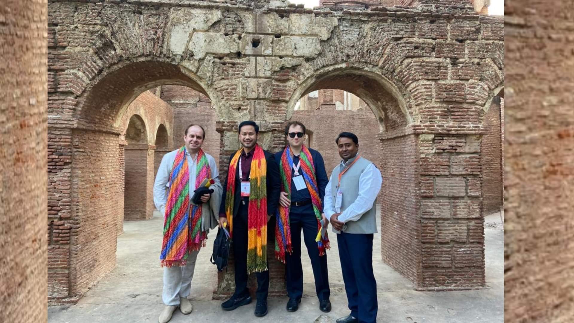 Deligates of G20 visits Imambara and Residency in Lucknow.