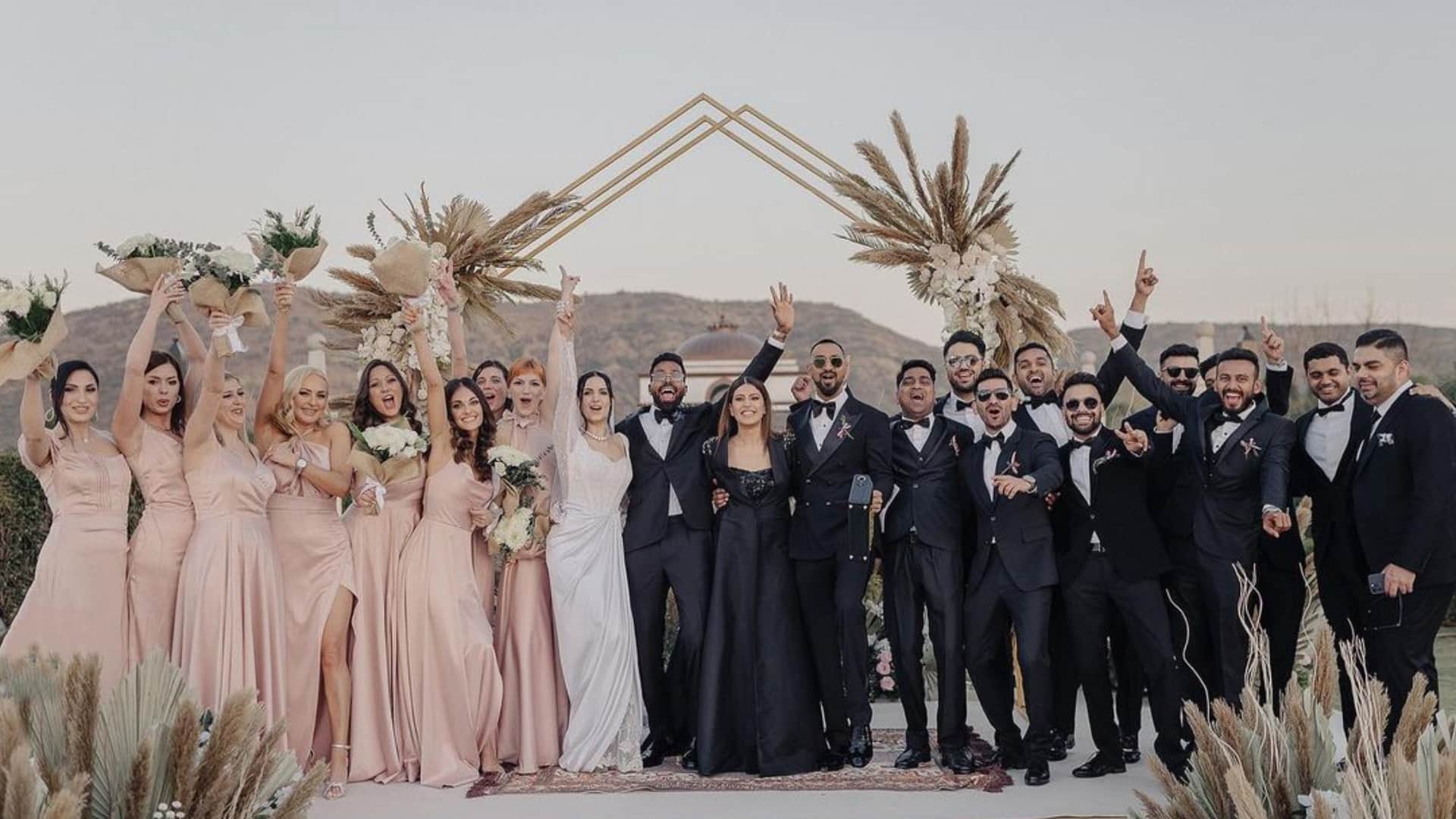 Hardik Pandya, Natasa Stankovic share official wedding pics from Udaipur; Watch Hardik Natasa Wedding Photos