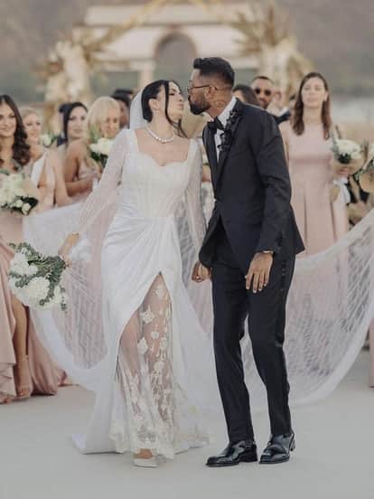 Hardik Pandya, Natasa Stankovic, share, official wedding, pictures, from, Udaipur, Watch, Hardik Nat